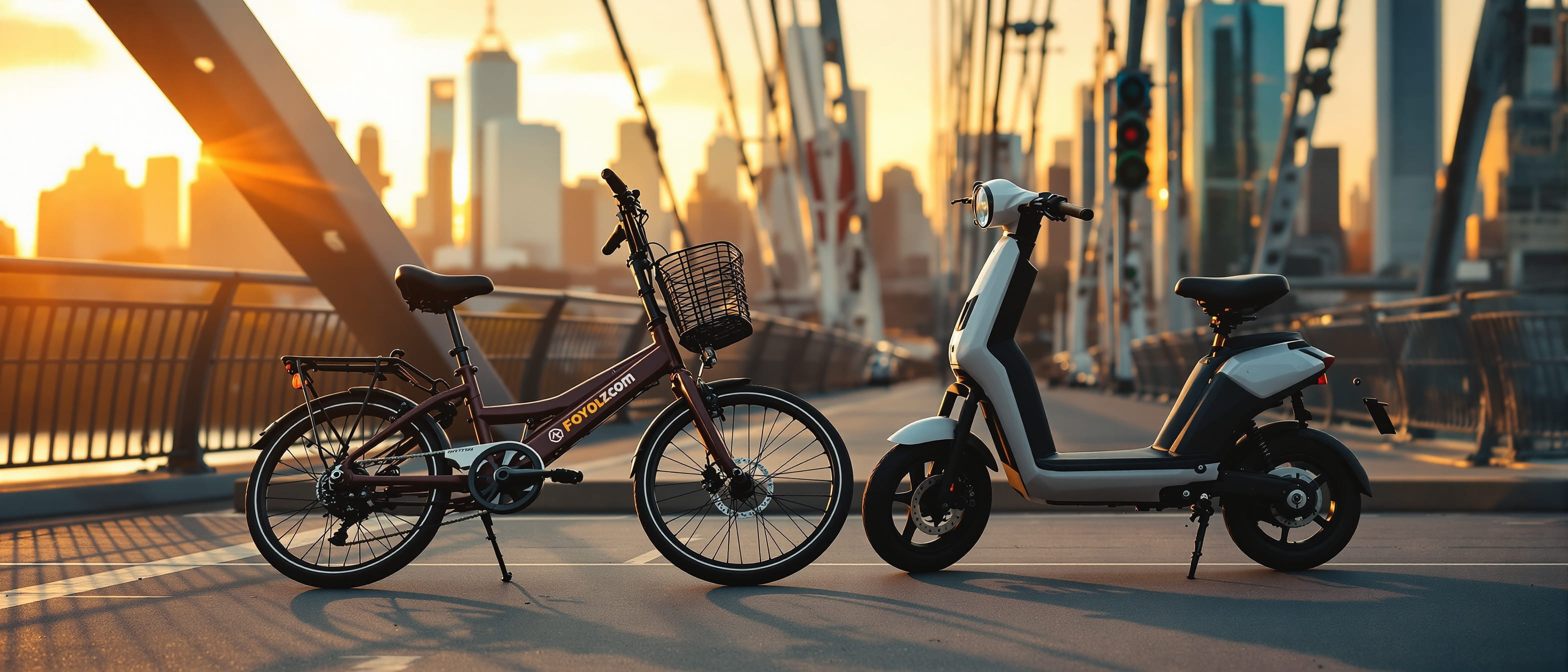 Folding bikes and motorcycles